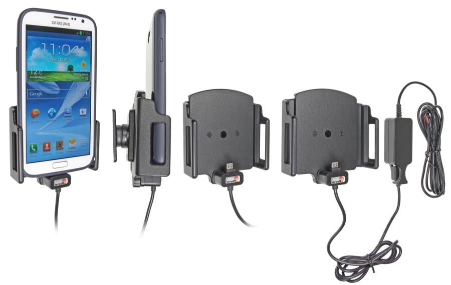 Brodit Auto-Halterung, kabelgebunden, Micro-USB – für ProClip 527630 und Geräte 7,5–8,9 cm – Schwarz