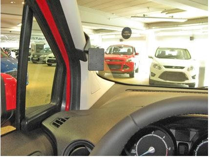 Brodit Auto-Halterung, passive Halterung – für Ford Transit Courier 14–15 – Schwarz, Kunststoff (ABS)