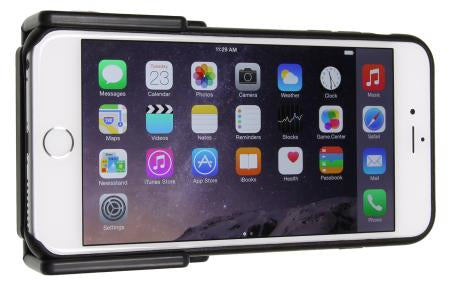 Brodit Auto-Halterung, passiv, neigbar – für iPhone 6 Plus – Schwarz, Kunststoff