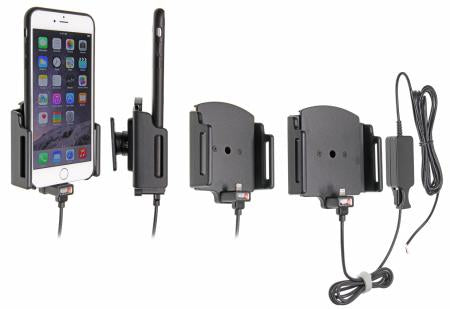 Brodit Kfz-Ladehalterung – Schraubbefestigung – für iPhone 6 Plus – Schwarz