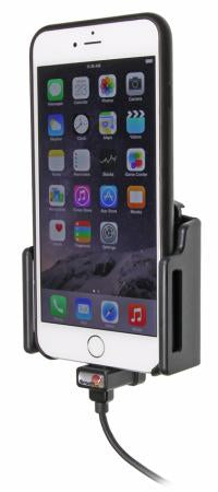 Brodit Kfz-Ladehalterung – Schraubbefestigung – für iPhone 6 Plus – Schwarz