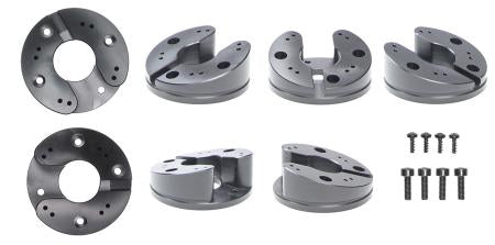 Brodit 215568 – Spezial-Zubehör – 15° geneigt, Höhe 26 mm – für Kabeldurchführung – Schwarz