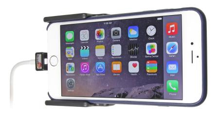 Brodit 515667 – Auto-Ladehalterung – mit Ladefunktion – Auto, für iPhone 6/6s/7 Plus – Schwarz