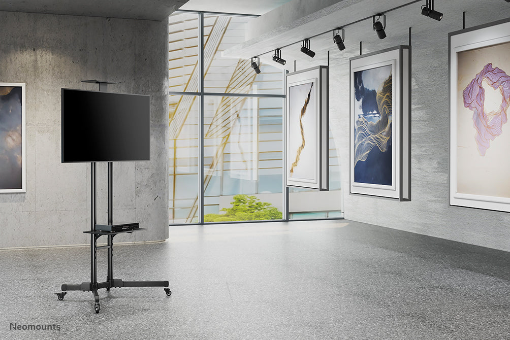 Neomounts PLASMA-M1700E – Displayständer, neigbar, höhenverstellbar, für 46", VESA 200×200, bis 35 kg, schwarz