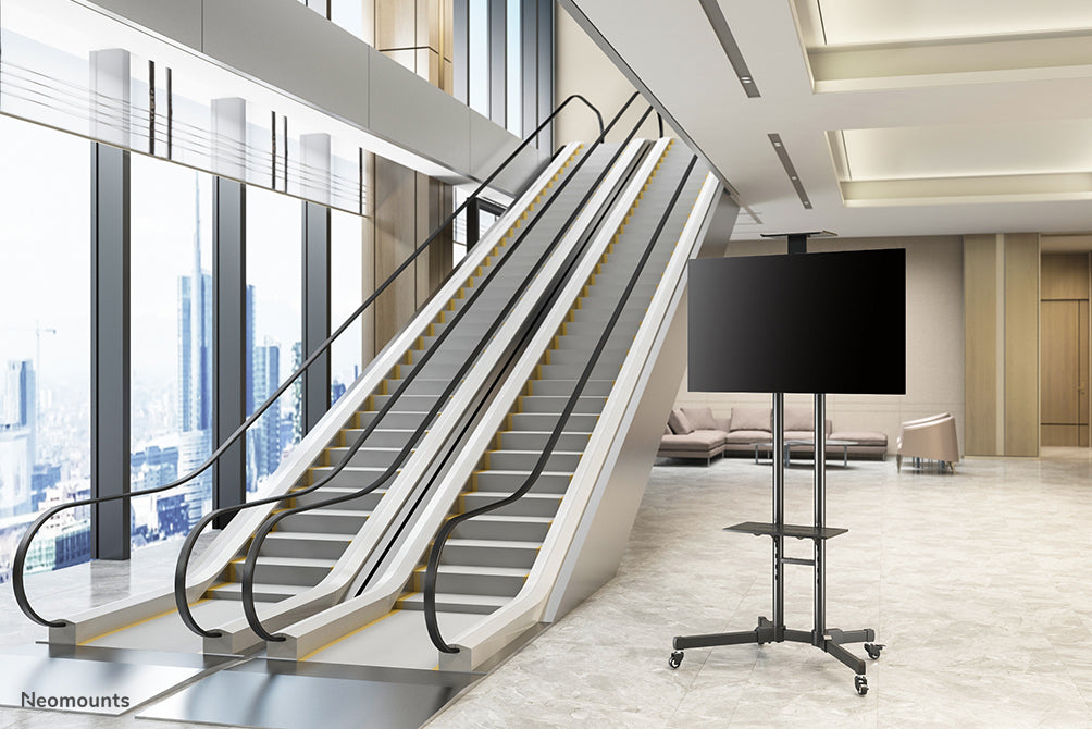 Neomounts PLASMA-M1700E – Displayständer, neigbar, höhenverstellbar, für 46", VESA 200×200, bis 35 kg, schwarz