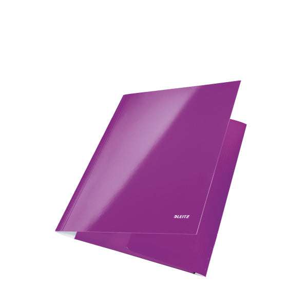 Leitz Sammelmappe für A4, Karton, Violett, mit Gummizug