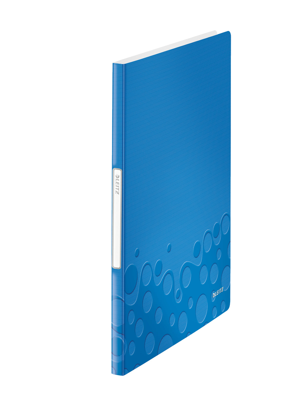 Leitz WOW Sichtbuch, für A4, 20 Hüllen – PP – Blau, metallisch