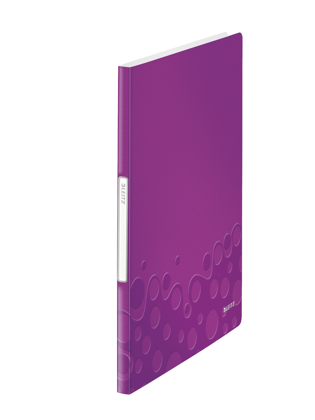 Leitz WOW Sichtbuch für A4, 20 Hüllen – Polypropylen – Violett