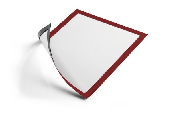 Durable DURAFRAME Magnetic Magnetrahmen – A4 – Rot – 5er-Pack