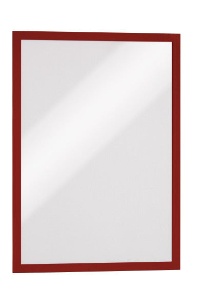Durable DURAFRAME Magnetrahmen – A3 – Rot – 2er-Pack