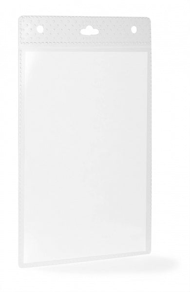 Durable Namensschild – für Visitenkarten – 105 × 148 mm, Kunststoff, transparent – 20 Stück