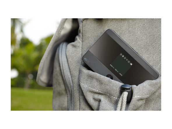 TP-Link M7350 – Mobiler 4G-Hotspot, Wi-Fi 4, 2,4 GHz, 150 Mbit/s, 2000 mAh Akku, Micro-SIM, Display, Schwarz