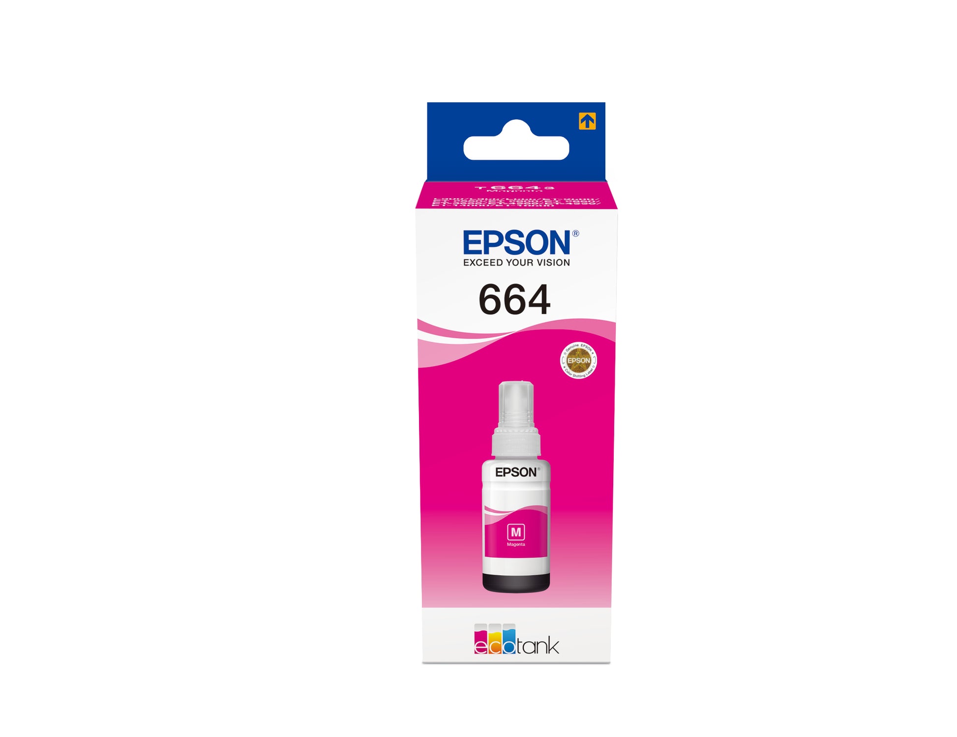 Epson Tintenpatrone T6643, Magenta – für Tintenstrahldrucker/Multifunktionsgeräte