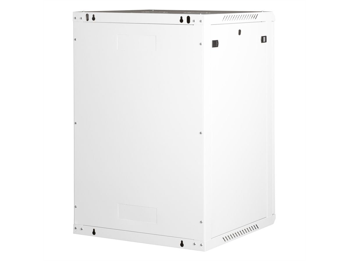 ROLINE Basic Plus – 19" Wandverteiler 18U, IP20, abschliessbar, 600 × 600 × 912 mm, lichtgrau, Stahl