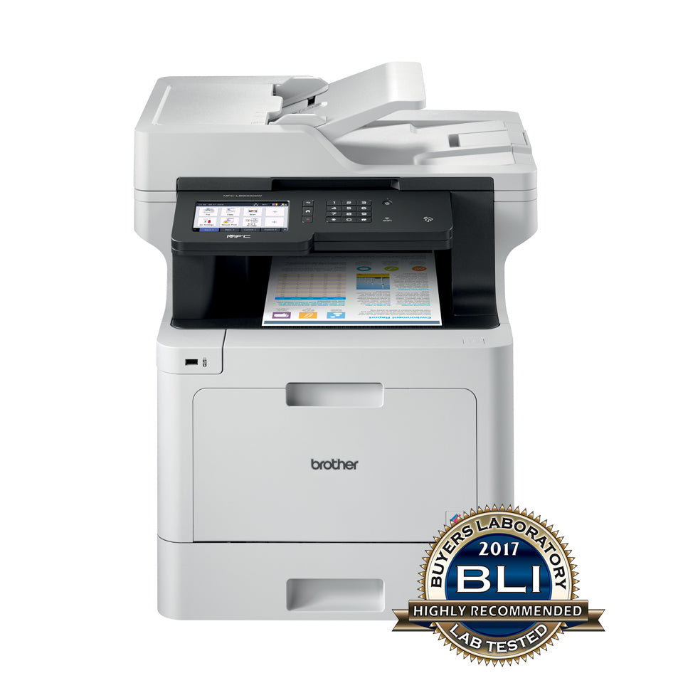 Brother MFC-L8900CDW – Farbiges Laser-MFP A4, 4-in-1 – USB/LAN/WLAN – Duplex, Duplex-ADF – 31 S./Min. S/W