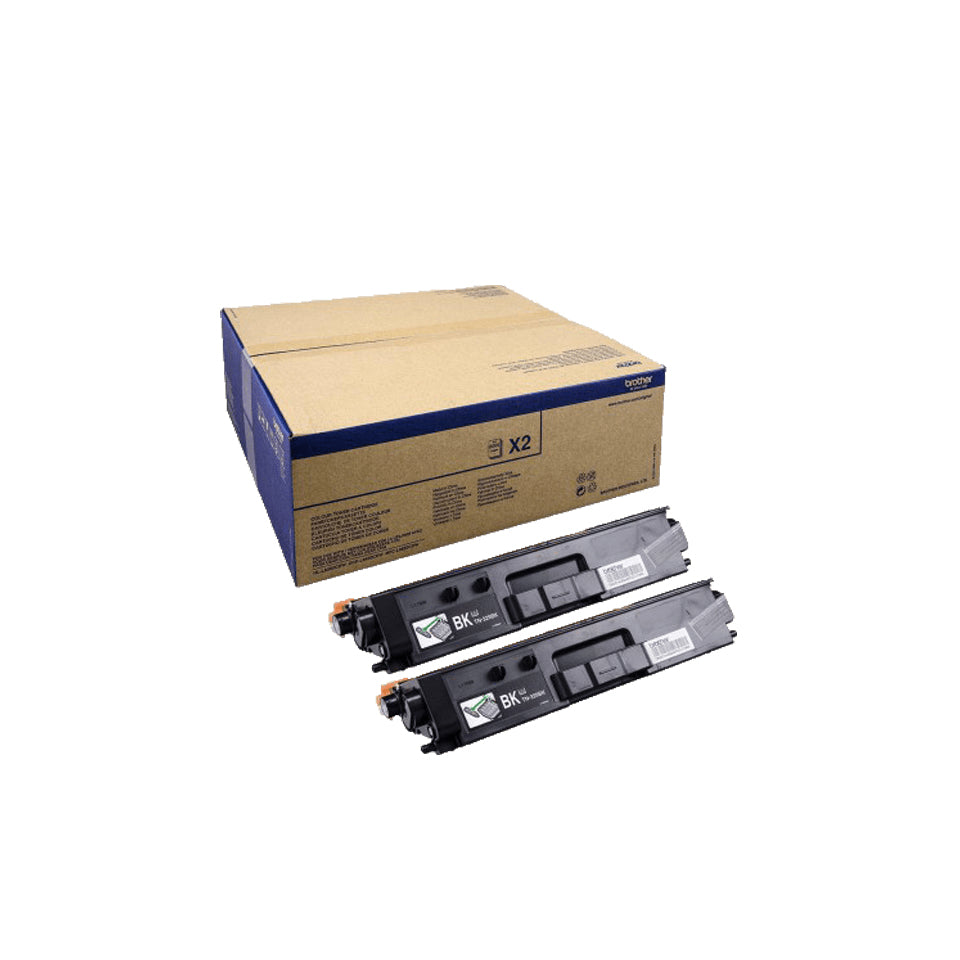 Brother Toner-Multipack TN-329BKTWIN – Schwarz – für Brother HL-L8350CDW/L8450CDW/L8850CDW