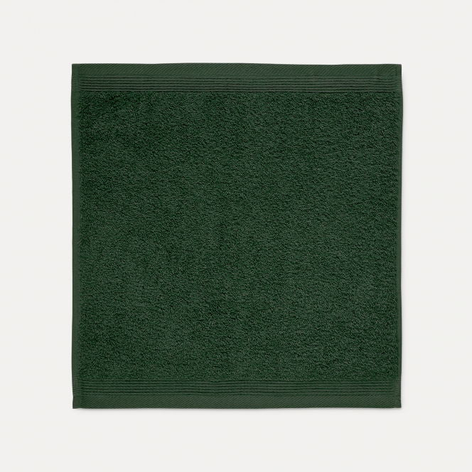 Möve Waschlappen Superwuschel – 30×30 cm, Baumwolle, Dunkelgrün
