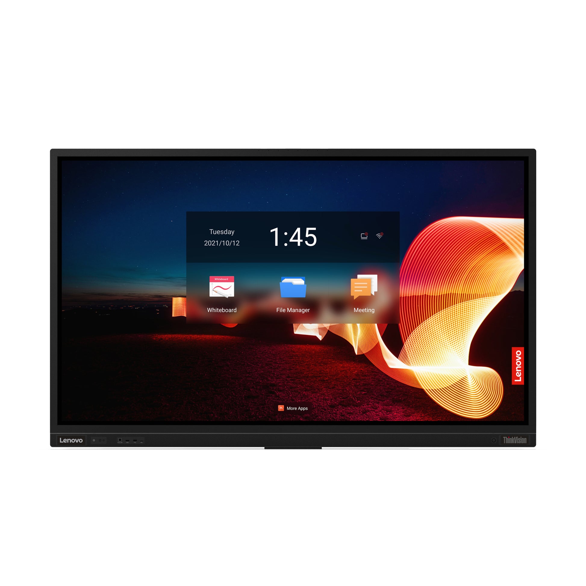 Lenovo ThinkVision T75 – 75" IPS, 4K (3840 × 2160), 60 Hz, Touch, HDMI 2.0