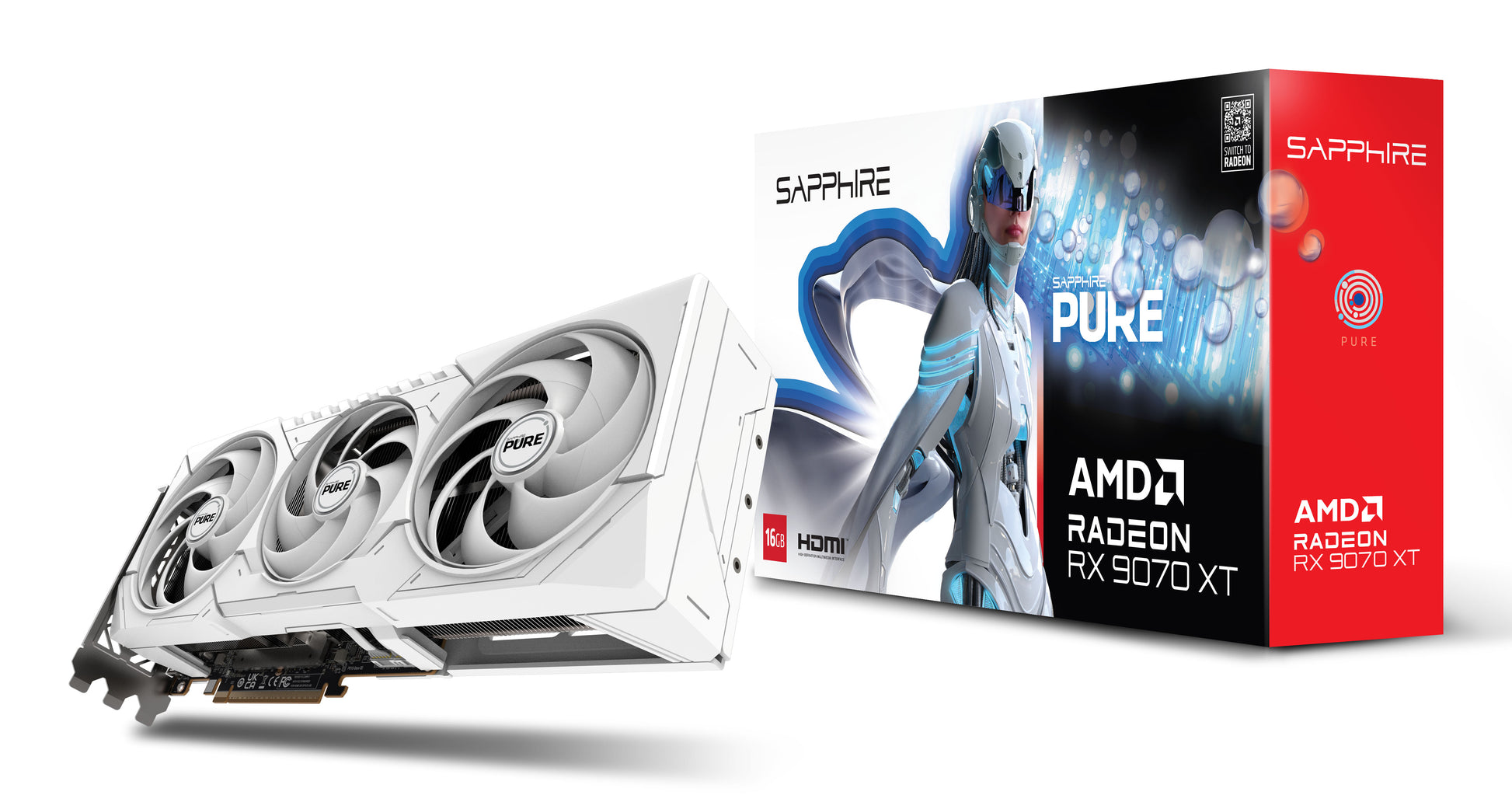 Sapphire PURE – AMD Radeon RX 9070 XT 16 GB