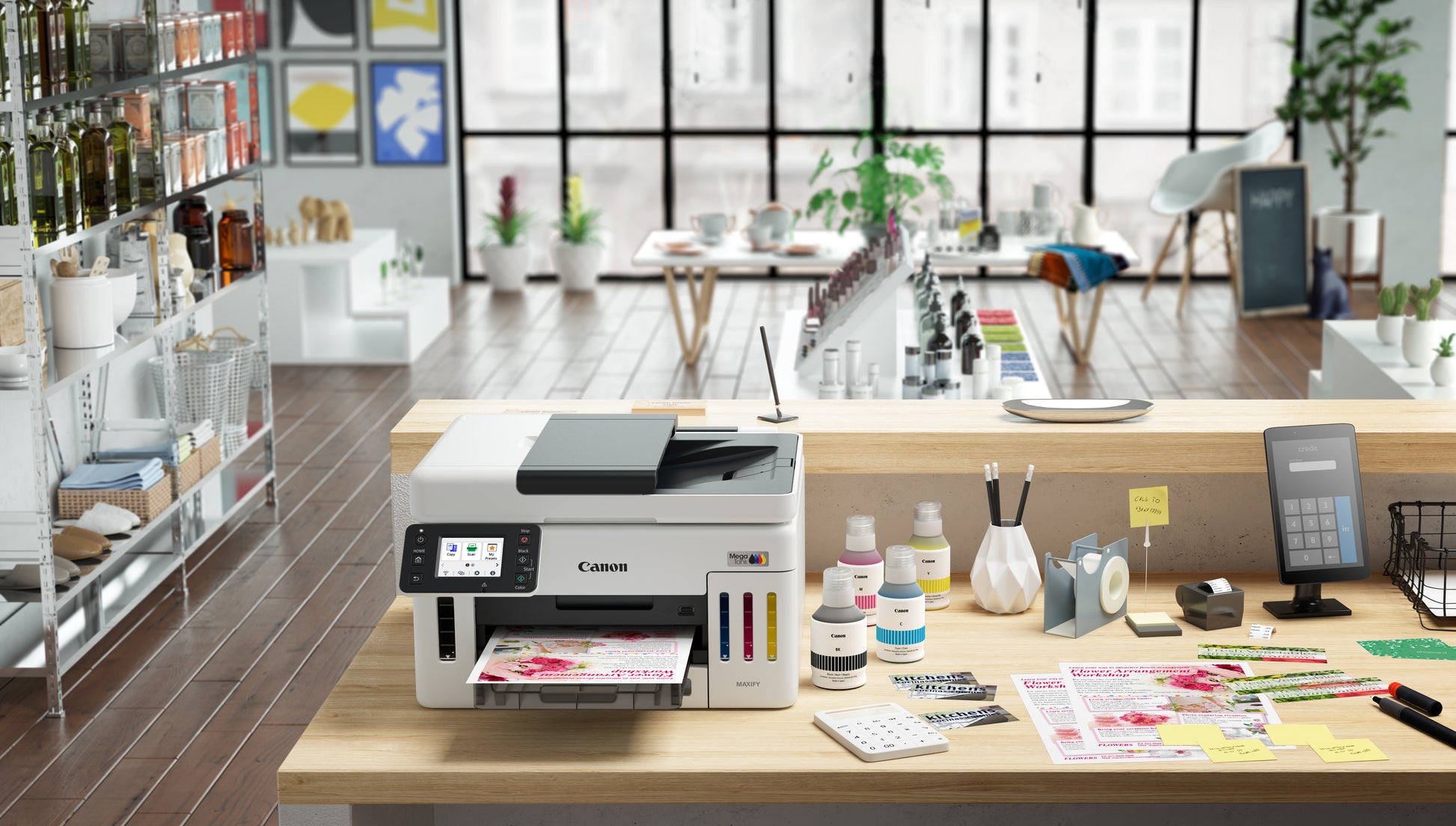 Canon MAXIFY GX6150 – Farbiges Tintenstrahl-MFP, 3-in-1