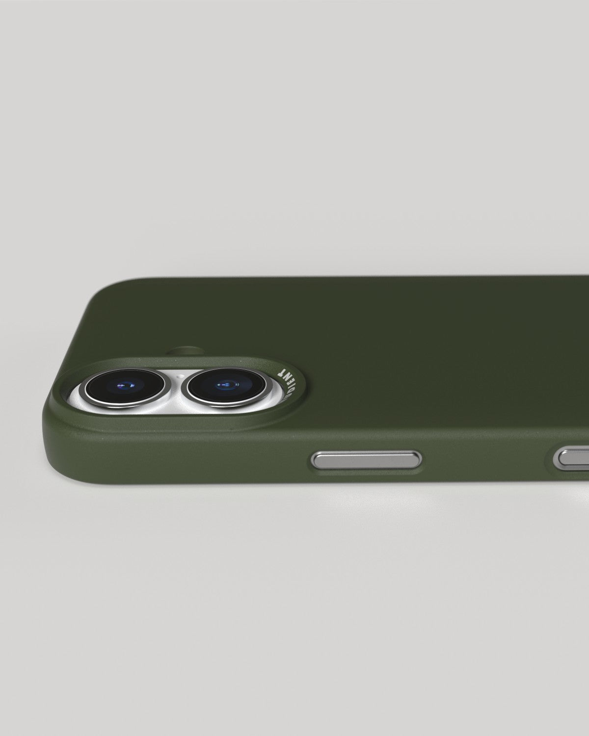 Nudient Thin Backcover – für Apple iPhone 16, MagSafe, Recycling-Kunststoff, Pine Green