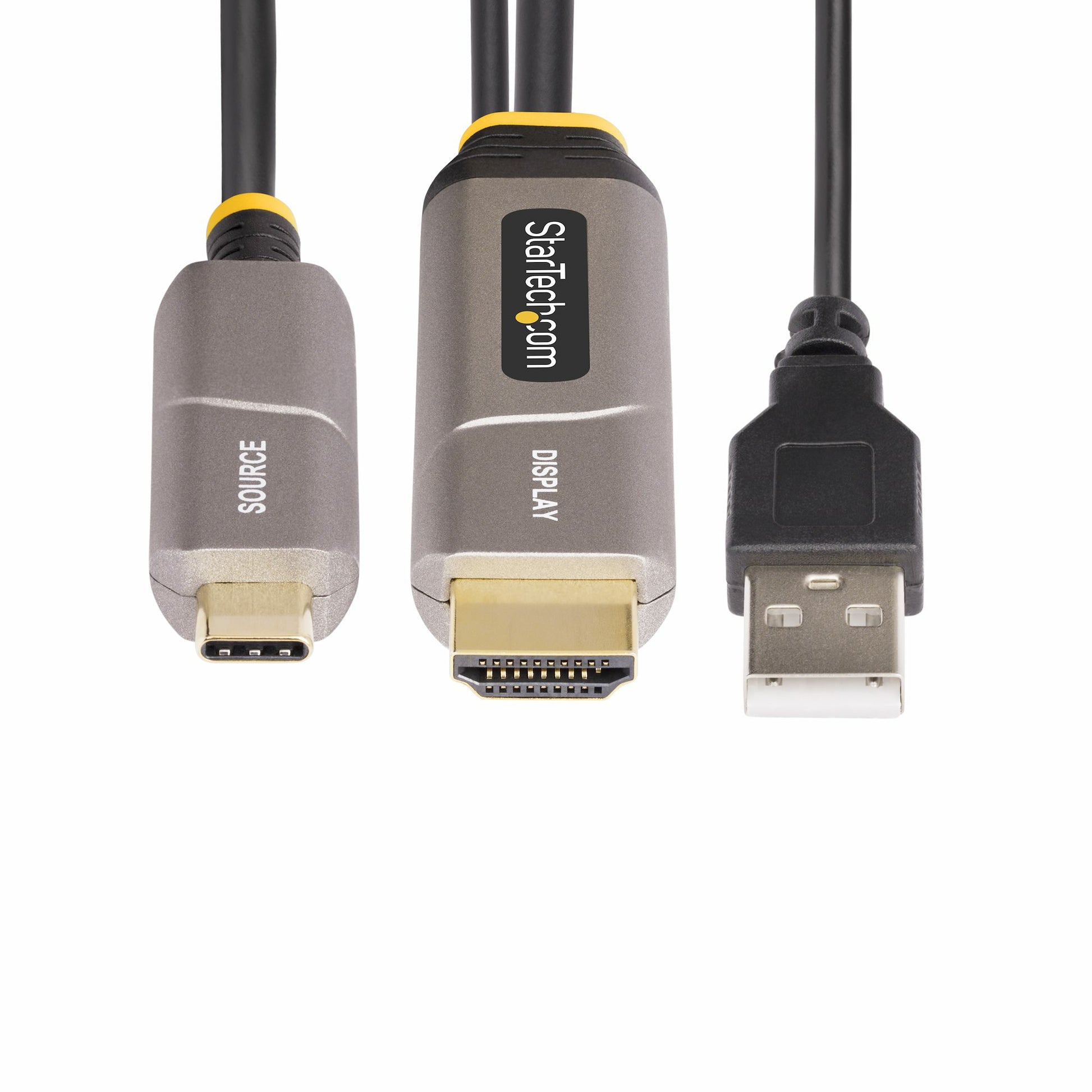 StarTech.com USB-C zu HDMI Kabel – 4K (3840 × 2160) @ 60 Hz, HDMI 2.1, 9,15 m, Aktiv, Schwarz