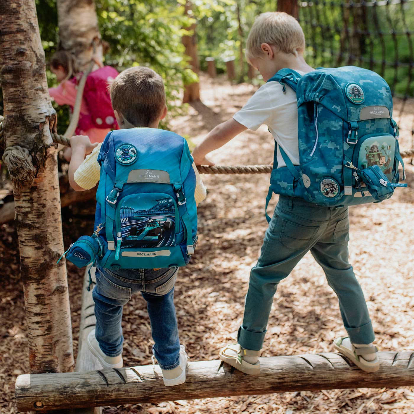 Beckmann Classic Schulrucksack 1st – 6-teilig – Racing