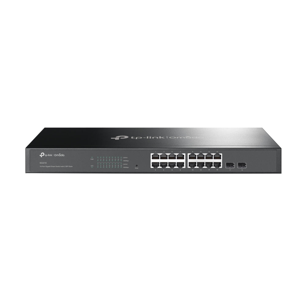 TP-Link SG2218 – Managed L2/L2+ Switch – 16× 1G, 2× SFP, 19", 1U