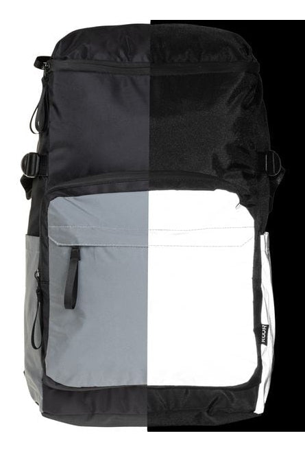 KOOR Notebook-Rucksack VeedI Reflective – Polyester – Schwarz, 300 × 450 × 170 mm