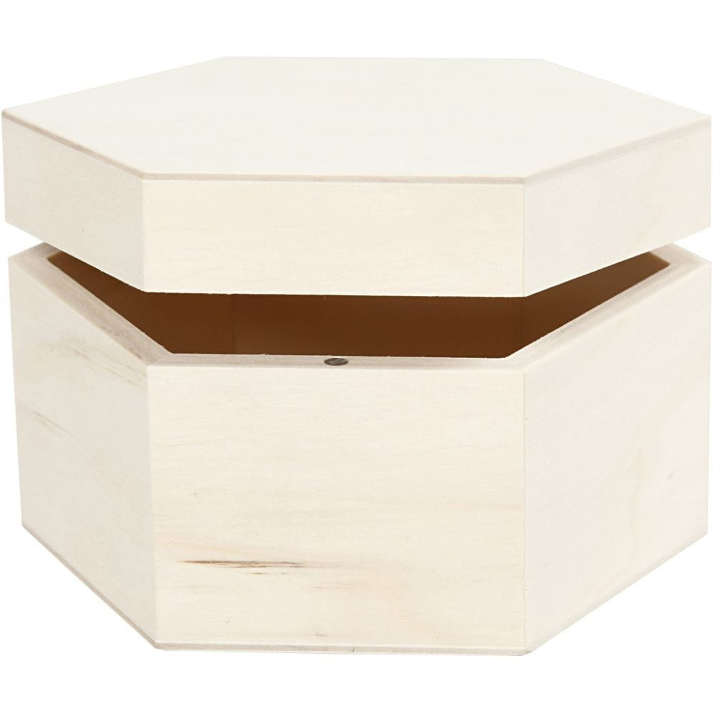 Creativ Company Aufbewahrungsbox – mit Deckel, Verriegelung – Holz – Braun – 127 × 70 × 60 mm