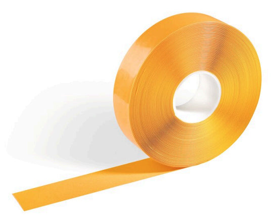 Durable Vinylband Duraline Strong – 50 mm × 30 m, gelb, extra stark