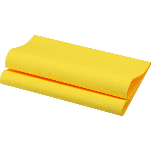 Duni Servietten – gelb – 40 × 40 cm, 1-lagig – 60 Stück