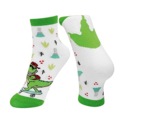 Sheepworld Dinosaurier Socken – Mehrfarbig, Grösse 30–35