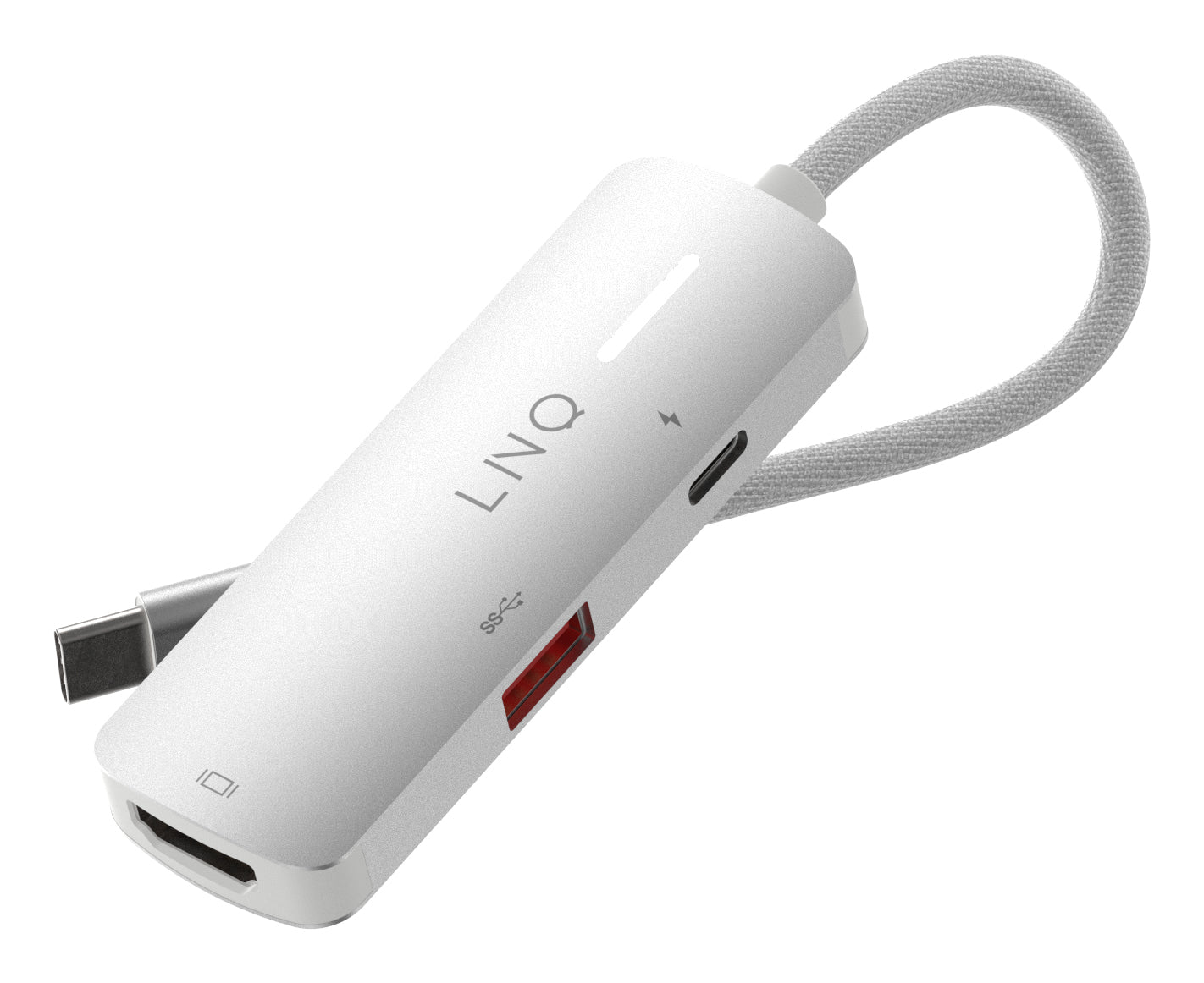 LINQ ProConnect 3in1 Dockingstation – USB-C, 1× HDMI, 1× USB-A, 140 W PD, für Windows/Mac