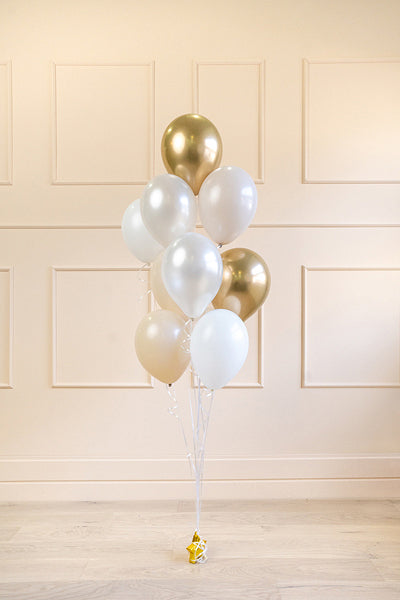 PartyDeco Luftballons – Gold – Ø 30 cm – Latex – 10 Stk