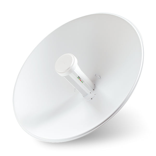 Ubiquiti PBE-M5-400 – 5 GHz Funkbrücke, 1× GbE, 25 dBi, 1 Gbit/s, PoE (24 V), Weiss, Stangenbefestigung