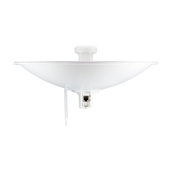 Ubiquiti PBE-M5-400 – 5 GHz Funkbrücke, 1× GbE, 25 dBi, 1 Gbit/s, PoE (24 V), Weiss, Stangenbefestigung