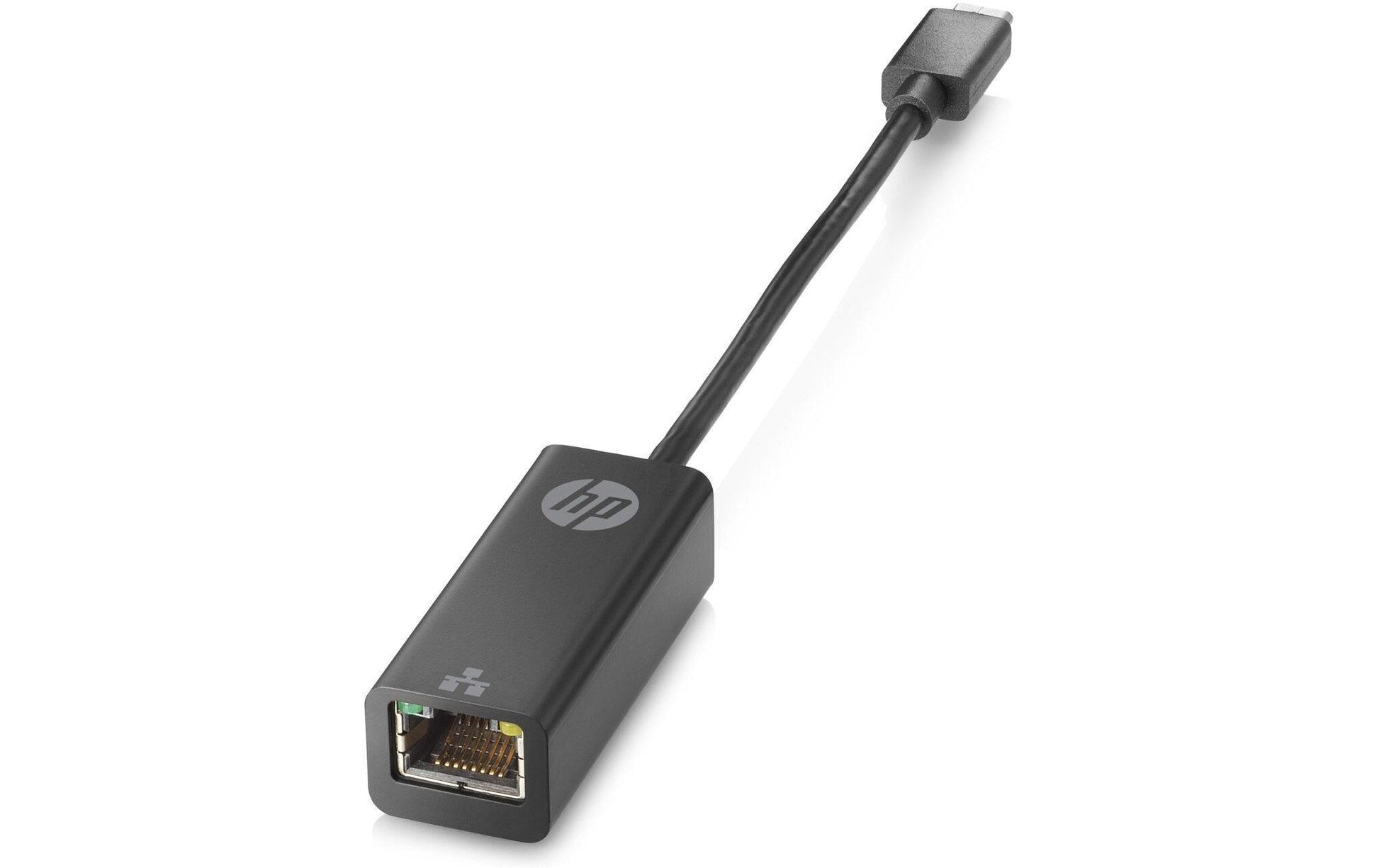 HP Netzwerkadapter USB-C zu RJ-45 – 1 Gbit/s, 0,1 m, für Windows 10/11, ChromeOS, Schwarz