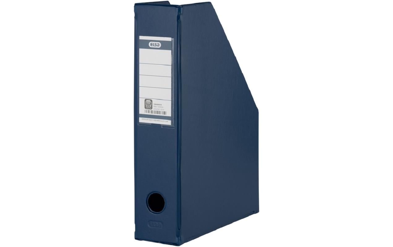 Elba Stehsammler A4 – 70 mm, blau, Karton, mit Griffloch