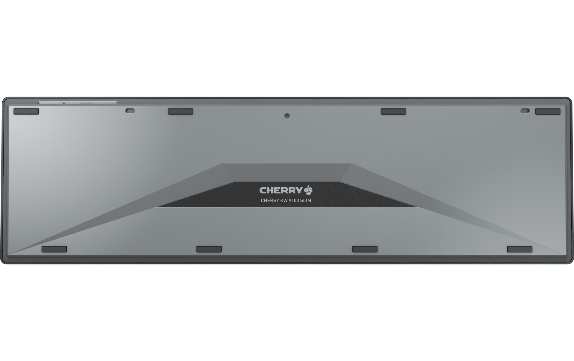 CHERRY KW 9100 SLIM – Tastatur, kabellos (Bluetooth/2,4 GHz), CH-Layout (DE-CH), Fullsize (mit Ziffernblock)
