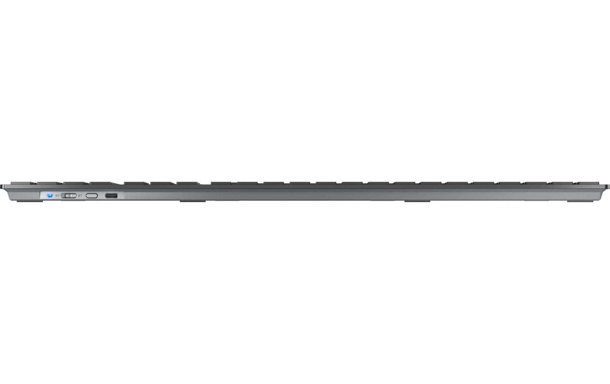 CHERRY KW 9100 SLIM – Tastatur, kabellos (Bluetooth/2,4 GHz), CH-Layout (DE-CH), Fullsize (mit Ziffernblock)