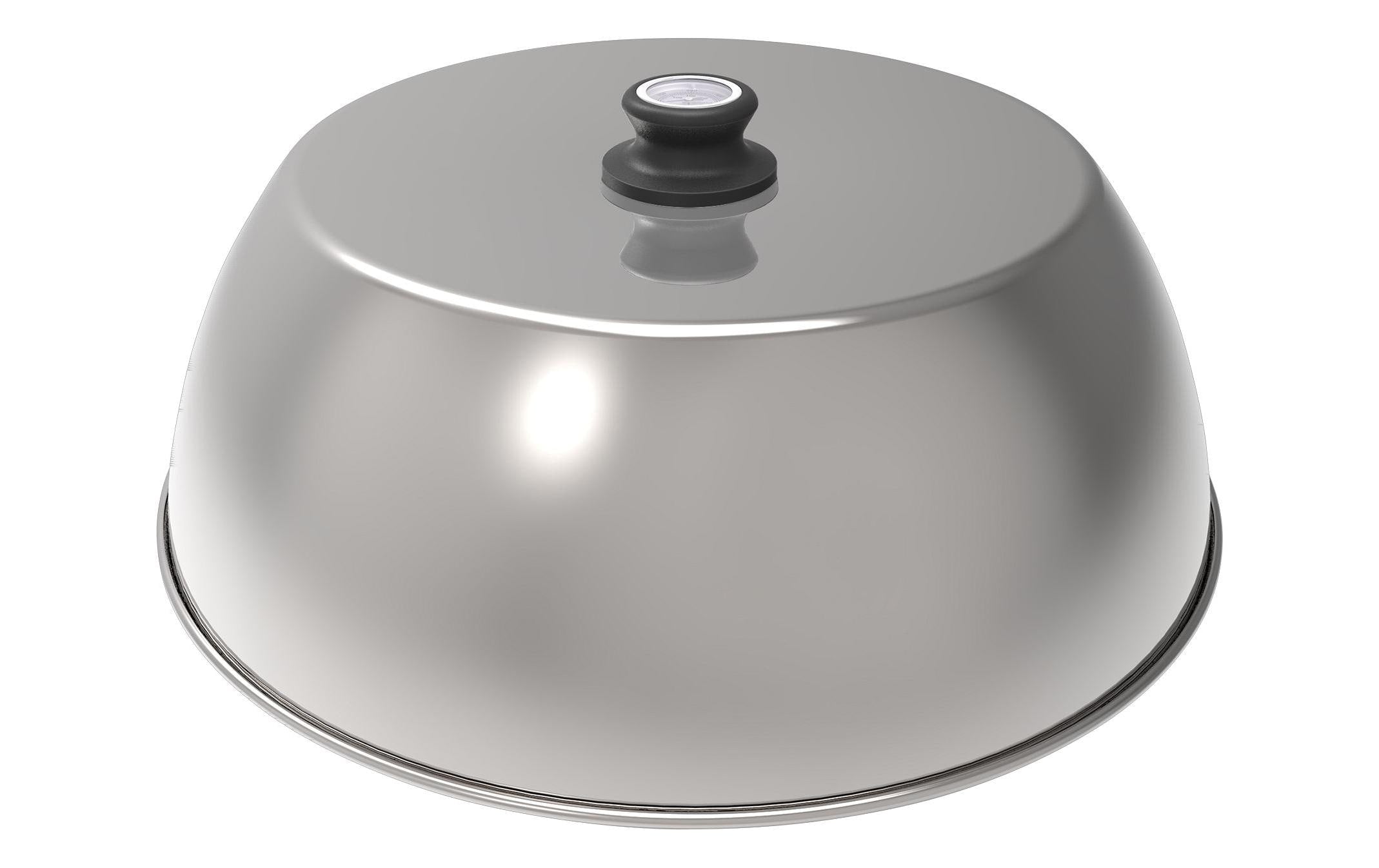Lotusgrill Grillhaube – Ø 42 cm, H 32 cm, Edelstahl – für Lotusgrill XL