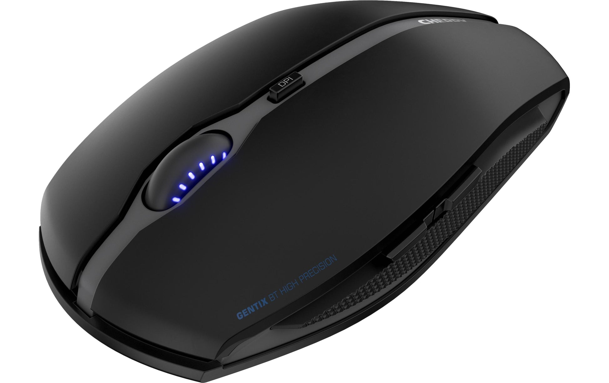 CHERRY Gentix BT Gaming-Maus – kabellos, Bluetooth, 2'000 dpi, 7 Tasten, beidhändig, schwarz
