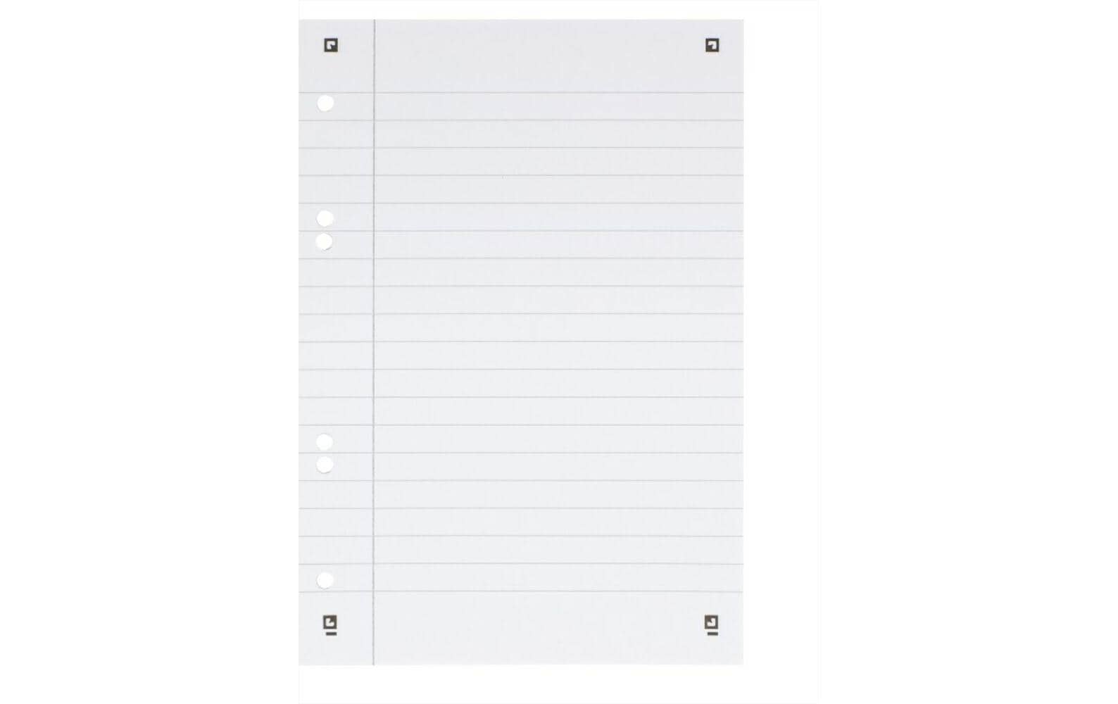 Elba Collegeblock, liniert, Spiralbindung, Karton, 80 Blatt, 6-fach gelocht, perforiert, 90 g/m² – hellgrün