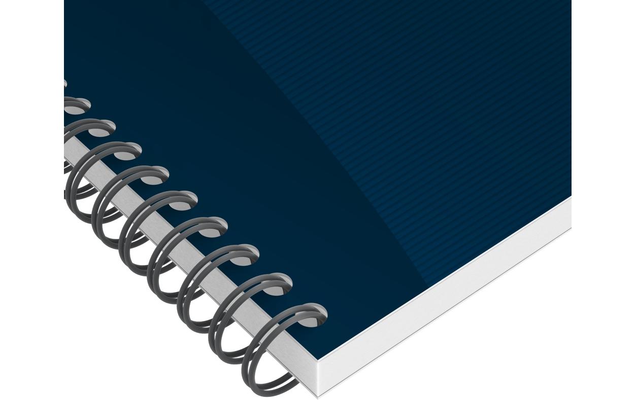 Elba Oxford Spiralheft – A4 – kariert 5 mm – 90 Seiten – 90 g/m² – Spiralbindung, schwarz