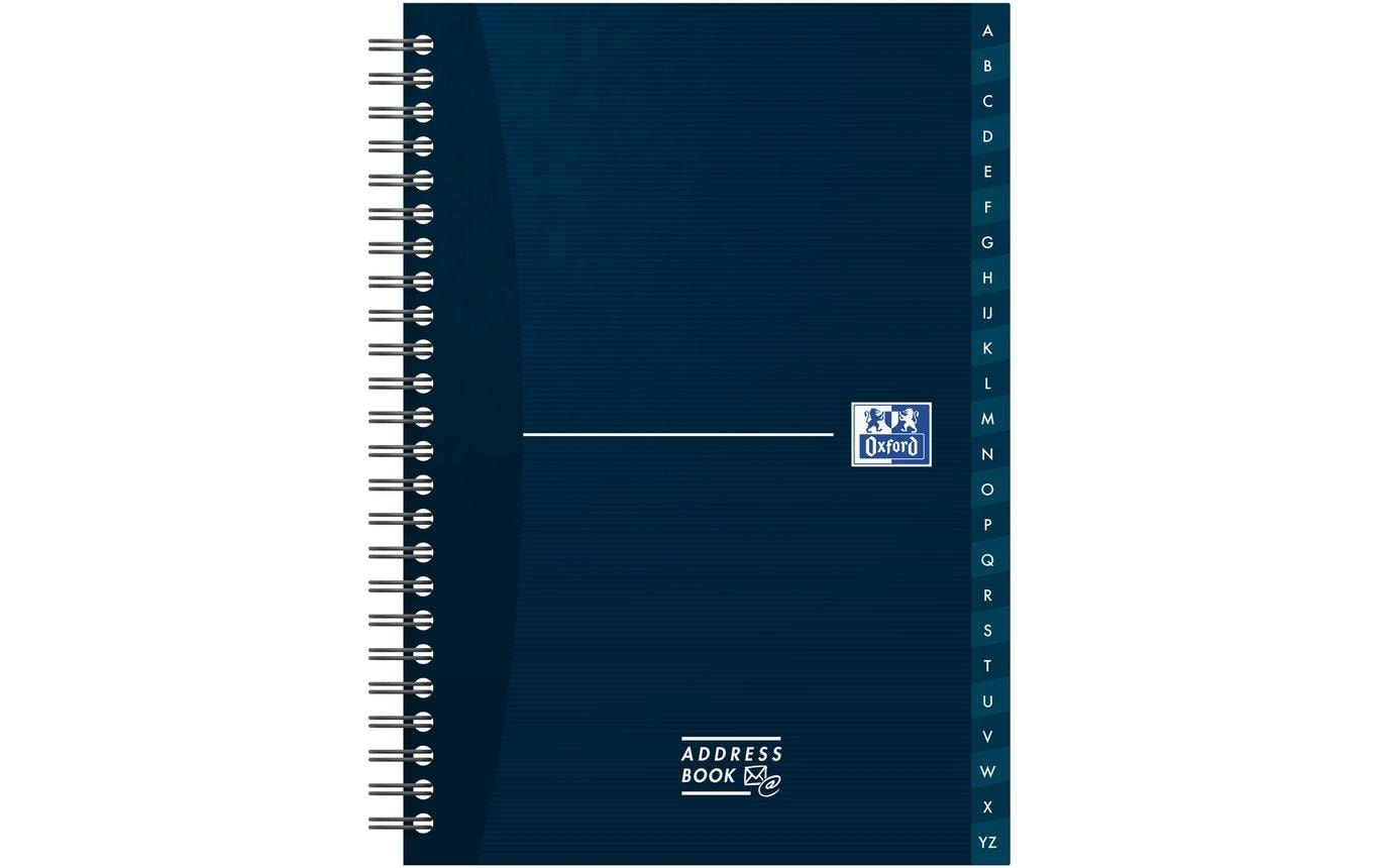 Elba Adressbuch – A5 – liniert 5 mm – 72 Seiten – 90 g/m² – Spiralbindung, assortiert, grün