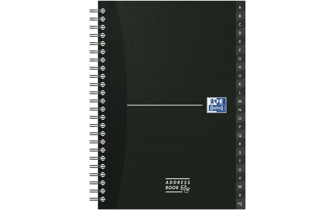 Elba Adressbuch – A5 – liniert 5 mm – 72 Seiten – 90 g/m² – Spiralbindung, assortiert, grün