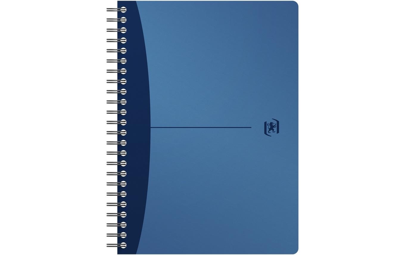 Elba Collegeblock, Spiralbindung, 90 Blatt, 90 g/m² – sortiert (blau, grün, rot, lila und silber)