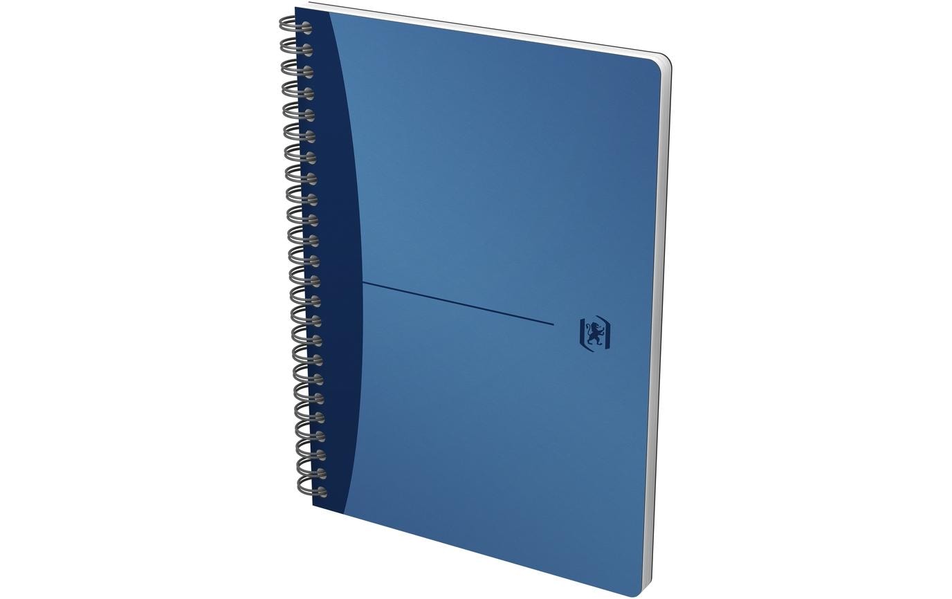 Elba Collegeblock, Spiralbindung, 90 Blatt, 90 g/m² – sortiert (blau, grün, rot, lila und silber)