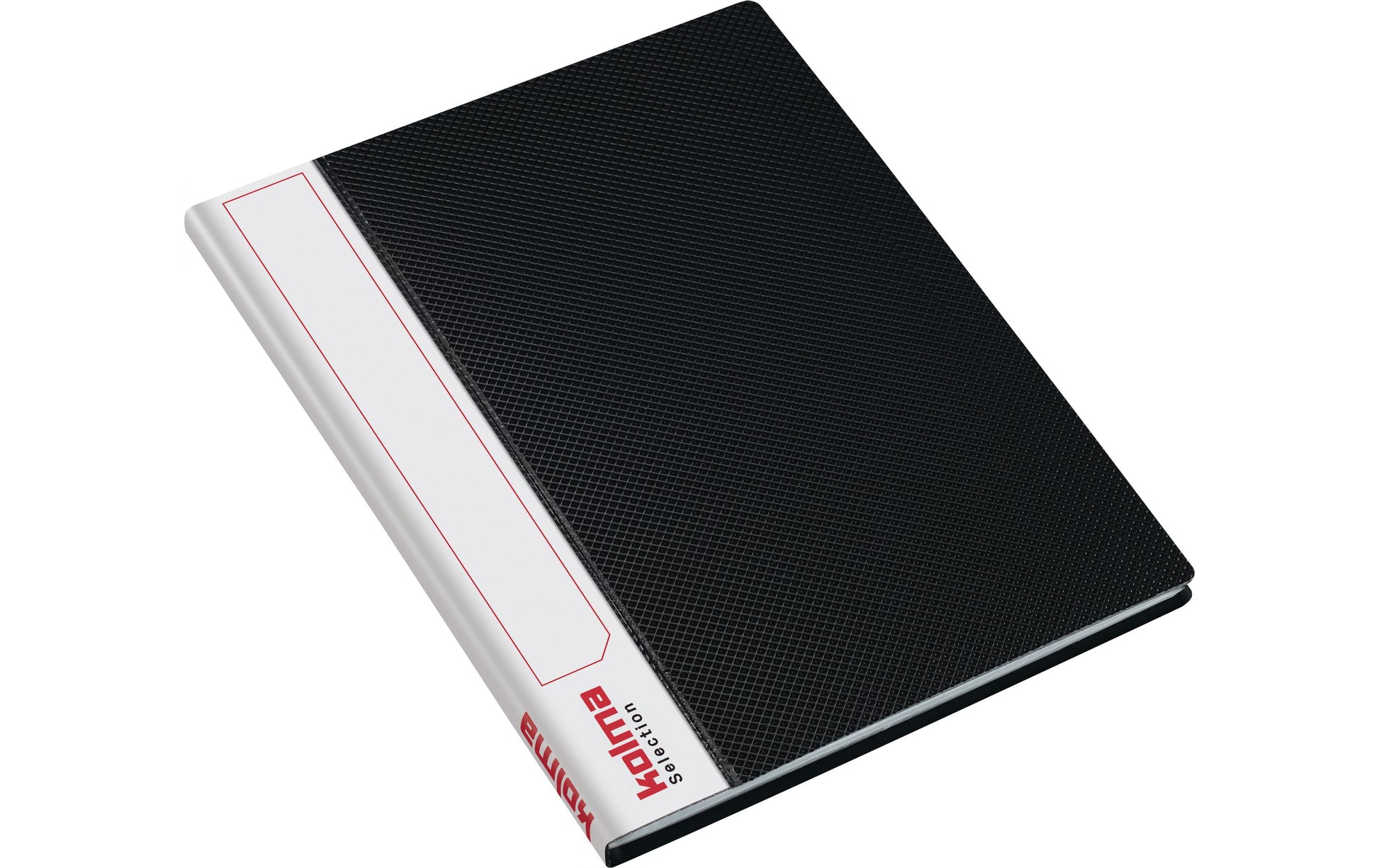 Kolma Sichtbuch Selection – 20 Sichttaschen, A4, glatt, glänzend, schwarz, Kunststoff